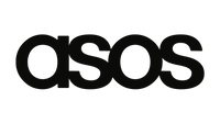 ASOS logo in bold black text on green background
